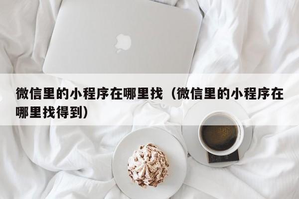 微信里的小程序在哪里找（微信里的小程序在哪里找得到）