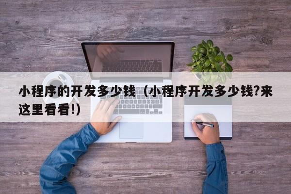 小程序的开发多少钱（小程序开发多少钱?来这里看看!）