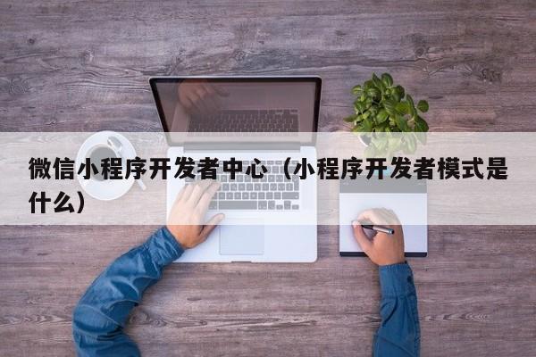 微信小程序开发者中心（小程序开发者模式是什么）