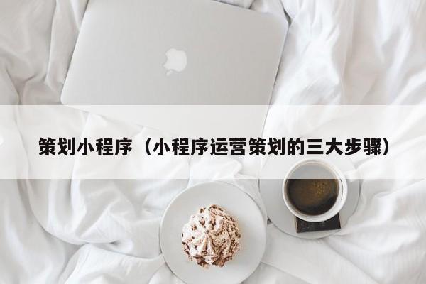 策划小程序（小程序运营策划的三大步骤）