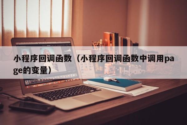小程序回调函数(小程序回调函数中调用page的变量)