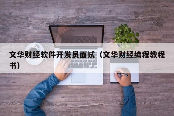文华财经软件开发员面试（文华财经编程教程书）