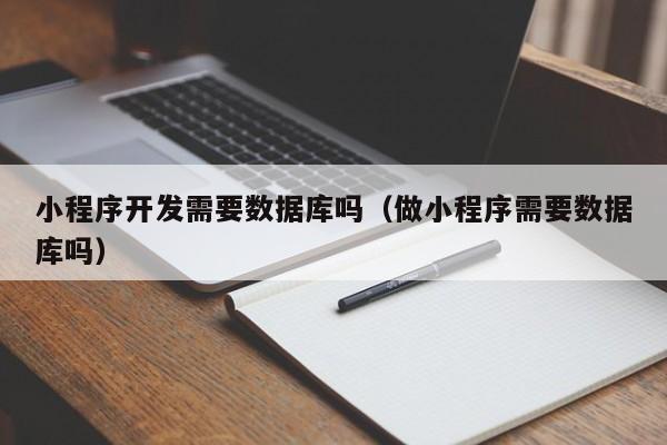 小程序开发需要数据库吗(做小程序需要数据库吗)