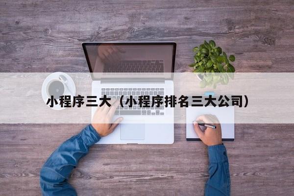 小程序三大(小程序排名三大公司)