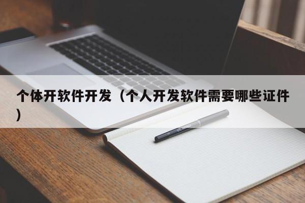 个体开软件开发（个人开发软件需要哪些证件）