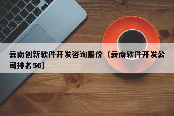 云南创新软件开发咨询报价（云南软件开发公司排名56）