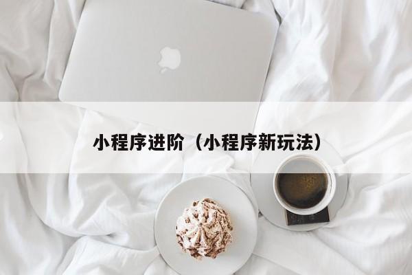 小程序进阶（小程序新玩法）