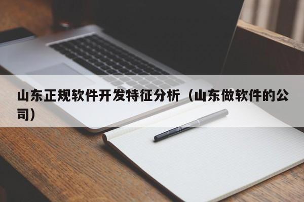 山东正规软件开发特征分析（山东做软件的公司）