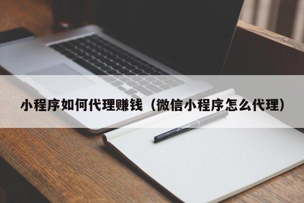 小程序如何代理赚钱（微信小程序怎么代理）
