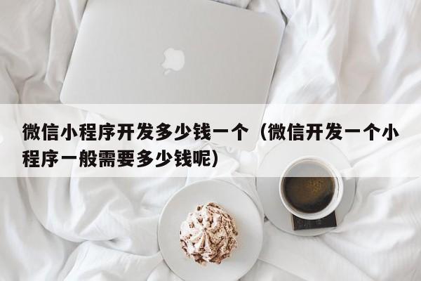 微信小程序开发多少钱一个（微信开发一个小程序一般需要多少钱呢）